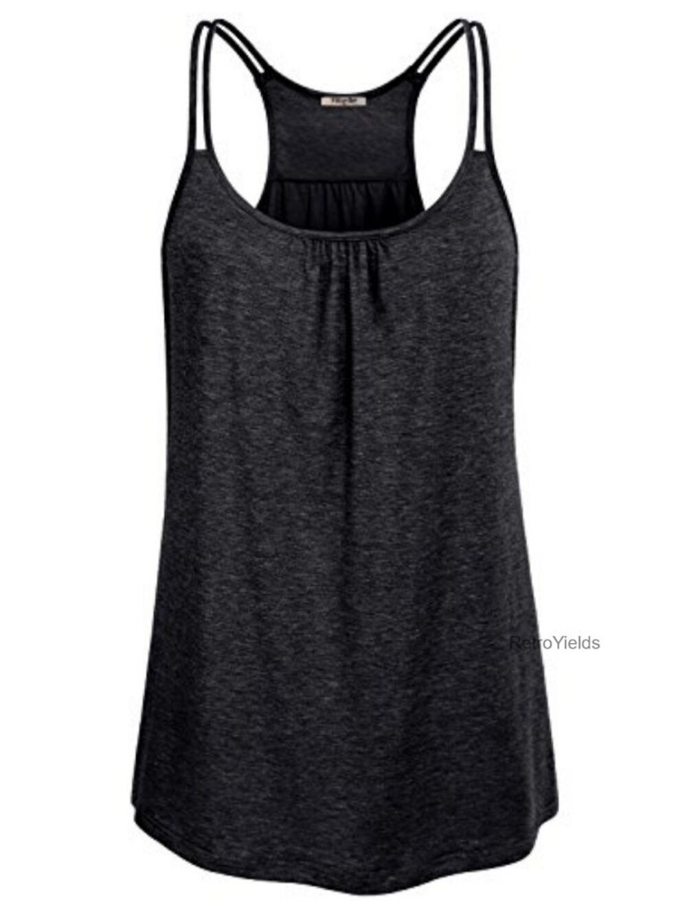Hibelle Womens Scoop Neck Racerback Yoga Workout Tank Top